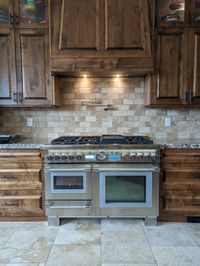 Cabinet edge banding and detail work