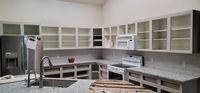 Outdoor kitchen construction project